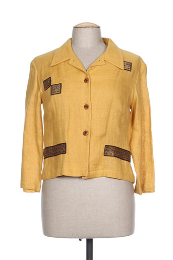 coco menthe vestes femme de couleur orange