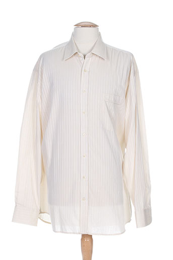jean chatel chemises homme de couleur beige