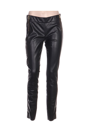 hugo boss pantalons femme de couleur noir