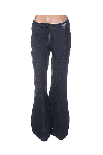 ddp jeans femme de couleur bleu