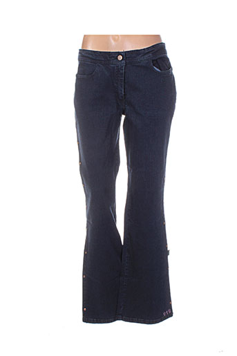 ddp jeans femme de couleur bleu