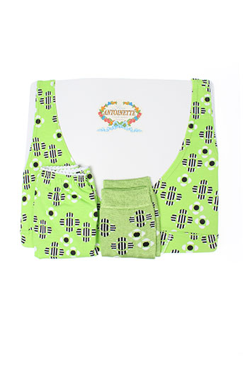 antoinette lingerie femme de couleur vert
