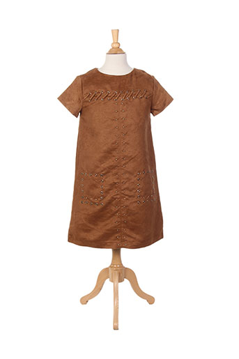 mayoral robes fille de couleur marron