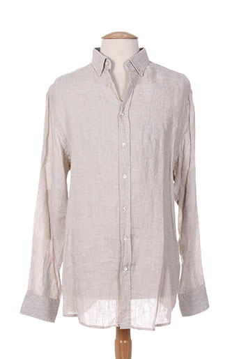 cambridge chemises homme de couleur beige