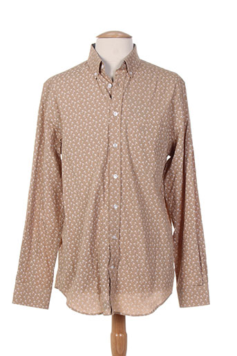 cambridge chemises homme de couleur beige