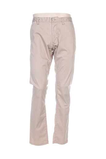 teddy smith pantalons femme de couleur beige