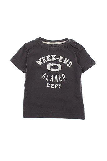 week end a la mer t-shirts garçon de couleur gris