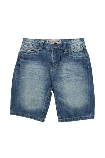 ritchie shorts / bermudas garçon de couleur bleu