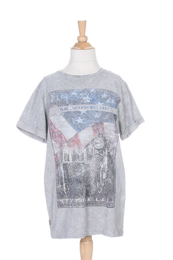 ritchie t-shirts / tops garçon de couleur gris