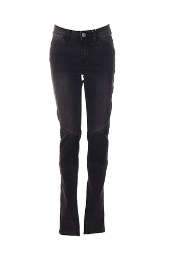 vila jeans femme de couleur gris