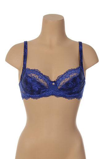 antinea lingerie femme de couleur bleu