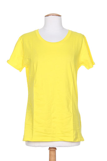 juste t-shirts / tops femme de couleur jaune