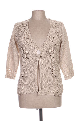 griffon gilets femme de couleur beige