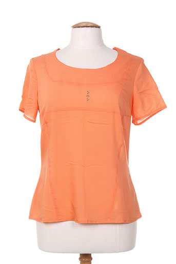 jean gabriel t-shirts femme de couleur orange