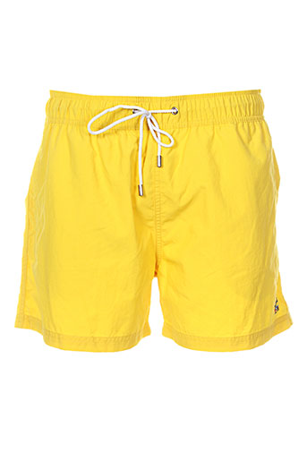 hom maillots de bain homme de couleur jaune