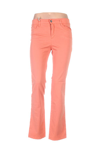 couturist pantalons femme de couleur orange