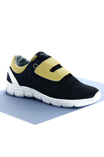 pepe jeans chaussures garçon de couleur bleu