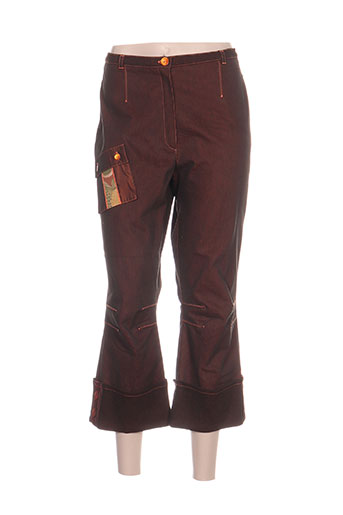 pause cafe pantacourts femme de couleur marron