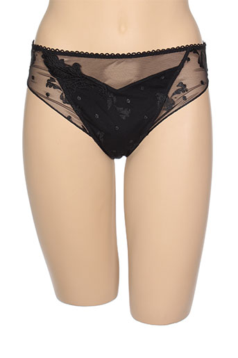 antinea lingerie femme de couleur noir