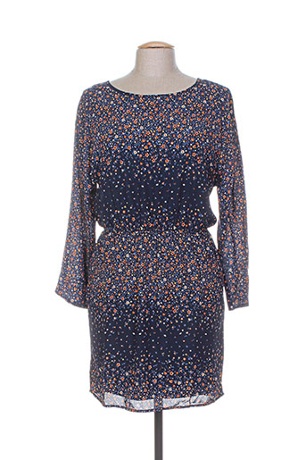 pepe jeans robes femme de couleur bleu