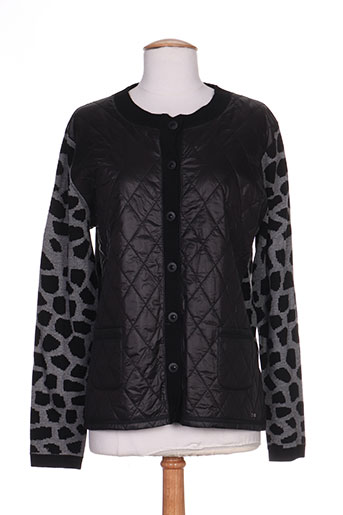 felino gilets femme de couleur noir