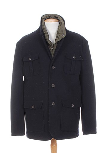 pepe jeans manteaux homme de couleur bleu