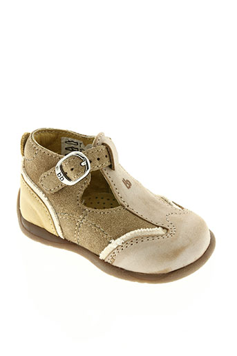 babybotte chaussures garçon de couleur beige