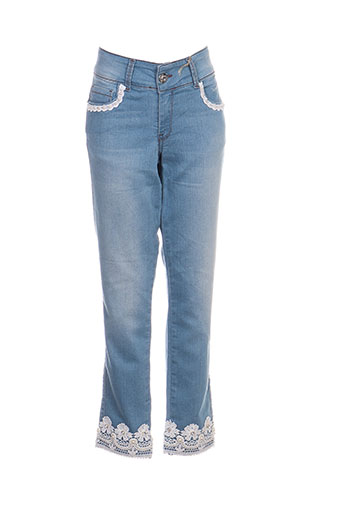 missimini jeans femme de couleur bleu