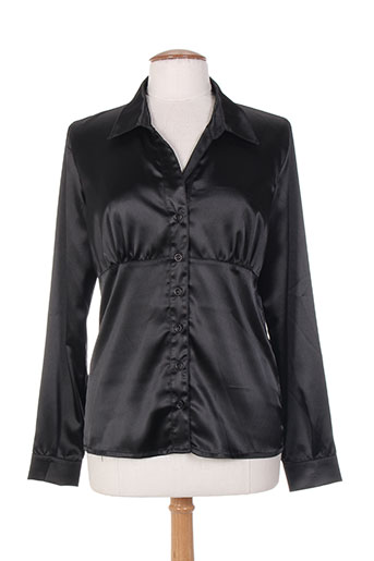 renatto bene chemises femme de couleur noir