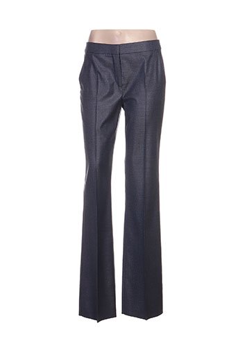 maxmara pantalons femme de couleur bleu