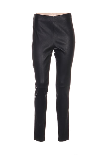 maxmara pantalons femme de couleur noir