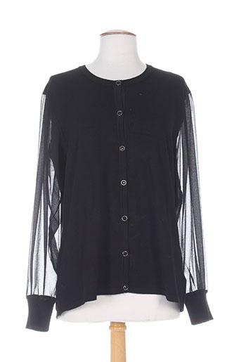 marble gilets femme de couleur noir