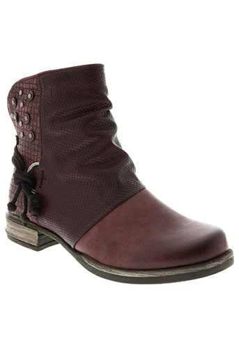delires de fille chaussures femme de couleur rouge