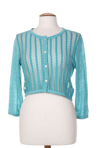 maloka gilets femme de couleur vert