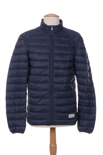 pull in manteaux homme de couleur bleu