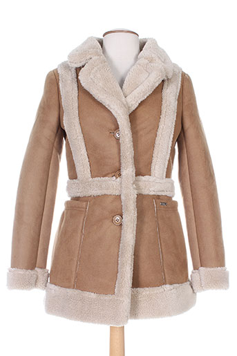 Beige Salsa Femme Manteaux Couleur De IxqSPzwA8S