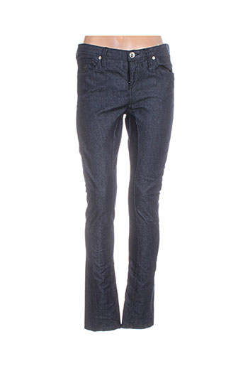 freesoul jeans femme de couleur bleu