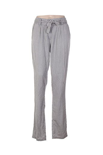 bleu de sym pantalons femme de couleur gris