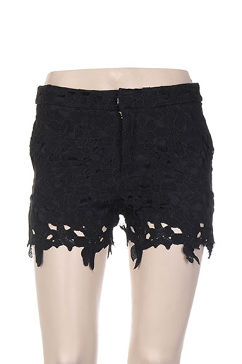 cherry koko shorts / bermudas femme de couleur noir