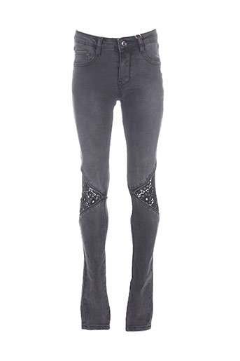 laulia jeans femme de couleur gris