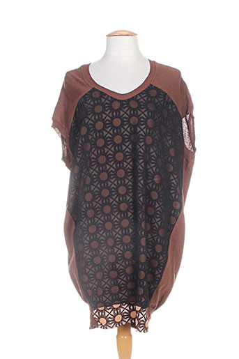 think chic tuniques femme de couleur marron