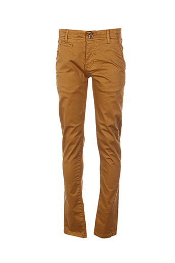 biaggio pantalons garçon de couleur marron
