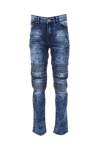 rivaldi jeans fille de couleur bleu