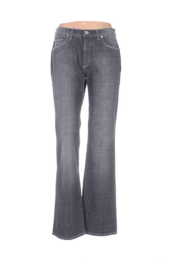 trussardi jeans pantalons femme de couleur gris