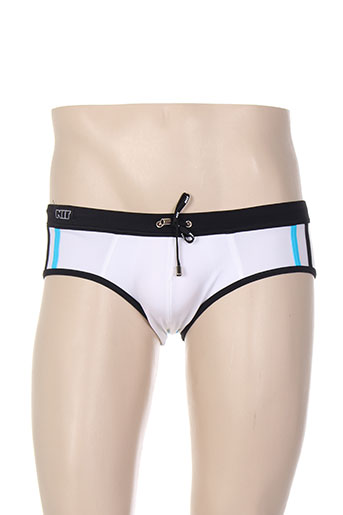 nit maillots de bain homme de couleur blanc