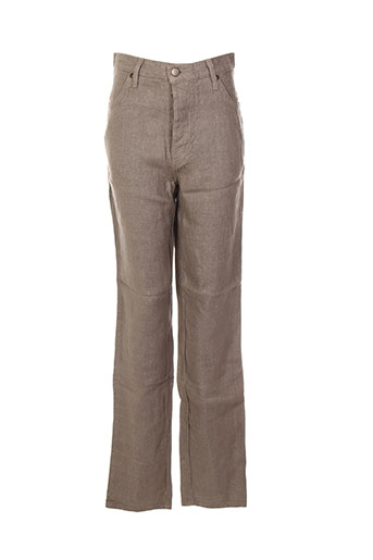 poles pantalons femme de couleur marron