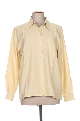 carole richard chemises femme de couleur jaune