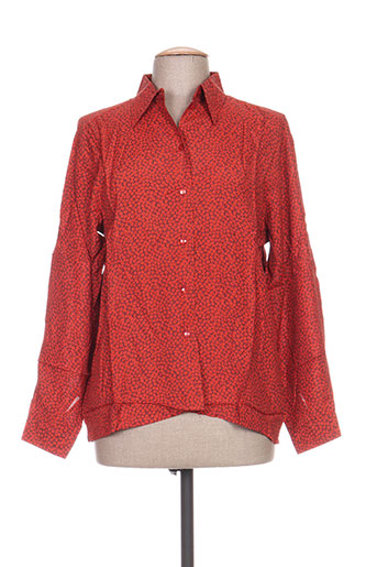 carole richard chemises femme de couleur orange