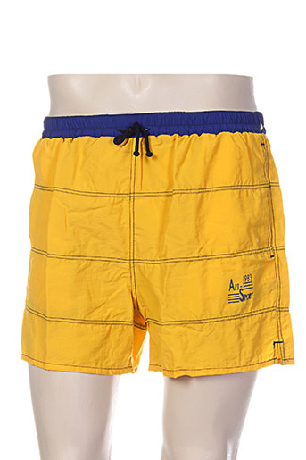 arthur maillots de bain homme de couleur jaune