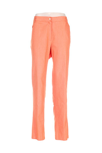 jean gabriel pantalons femme de couleur orange